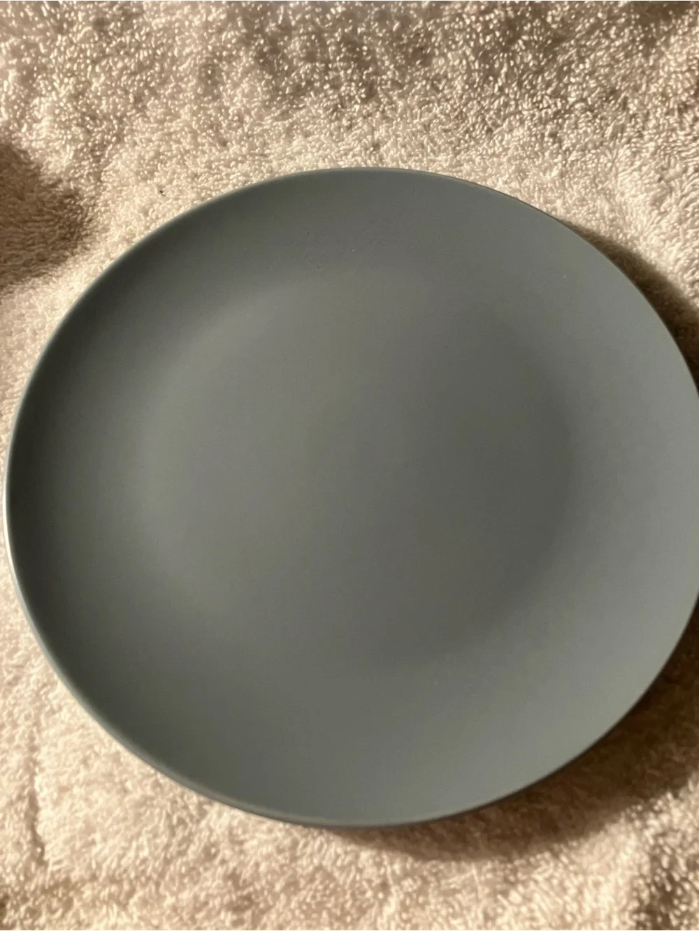 IKEA Matte Blue Gray Salad  Plates X 3  7 3/4”